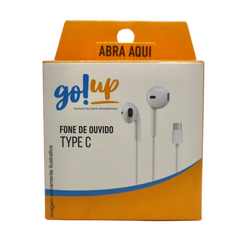 Fone c/ fio tipo C go!up
