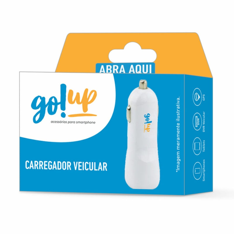 Carregador veicular 2 USB go!up