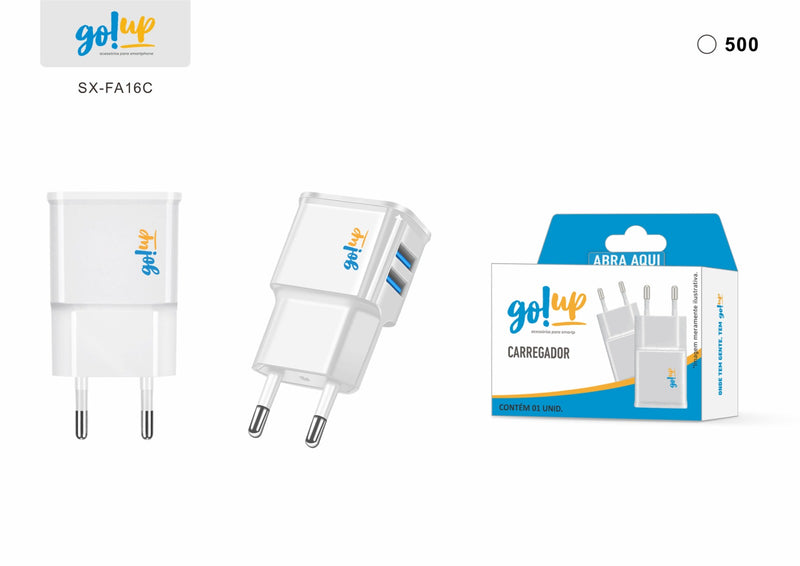Carregador universal 2 USB go!up